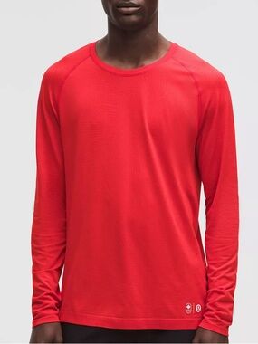 Lululemon X Team Canada Metal Vent Tech Long-Sleeve Shirt COC Logo NEW with tags